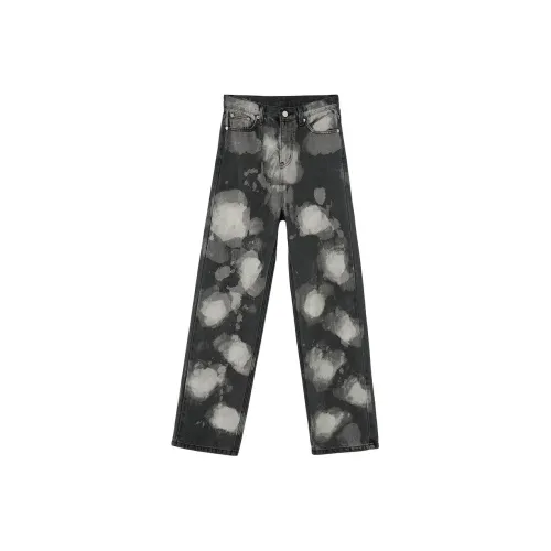 YITOUAGUA Черные Женские Джинсы