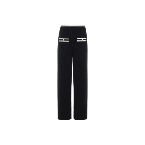 LI NING 1990 Вязаные тренировочные брюки женские черные