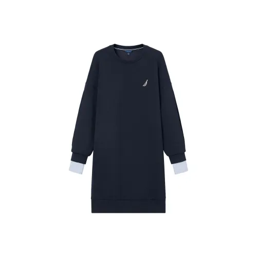 NAUTICA Длинное платье с длинными рукавами женское