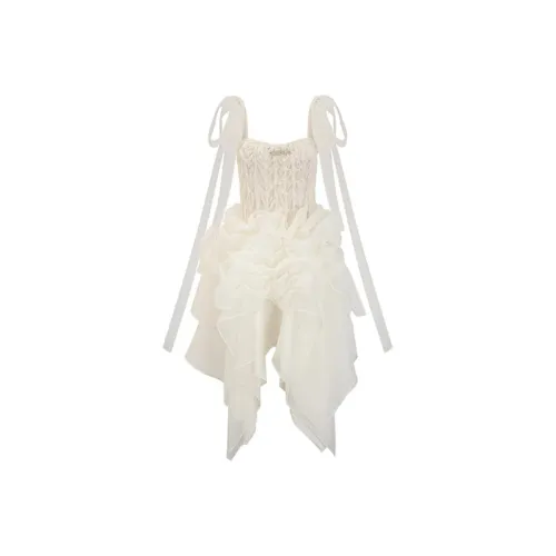 ARTE PURA Без рукавов Платье Женское Бежевое