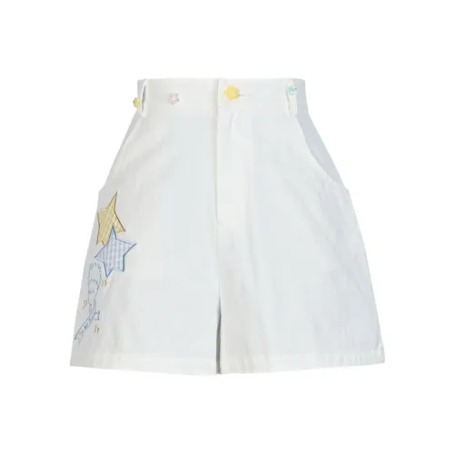 Snbl Белые Женские Повседневные Шорты