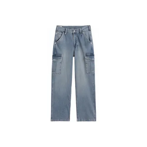 GAP Промытые синие женские джинсы