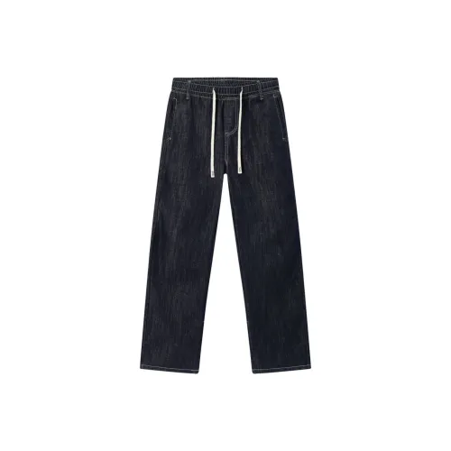 EVBD Темно-синие унисекс джинсы