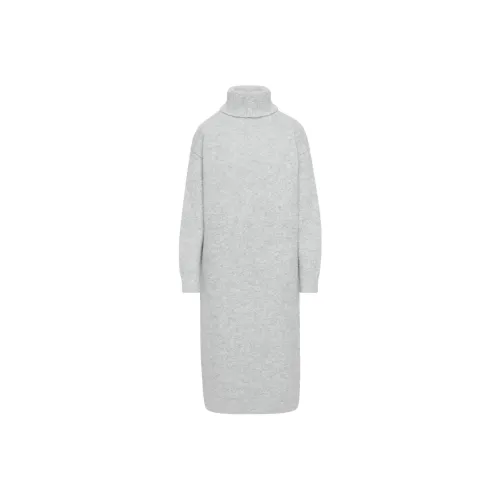 ARITZIA WILFRED Taylor Платье Длинное с длинными рукавами Платье Женское Heather Chrome