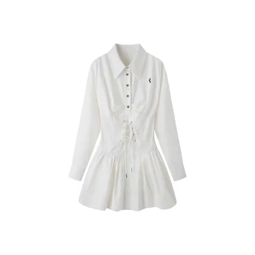 CPAURA Длинное платье с длинными рукавами женское