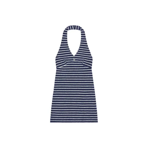 GIVENCHY FW24 Sleeveless Dress Women's Navy Blue GIVENCHY FW24 Без рукавов Платье Женское Морской Синий