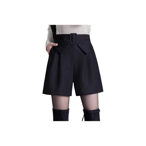 Cypress House Повседневные шорты Женские Черные