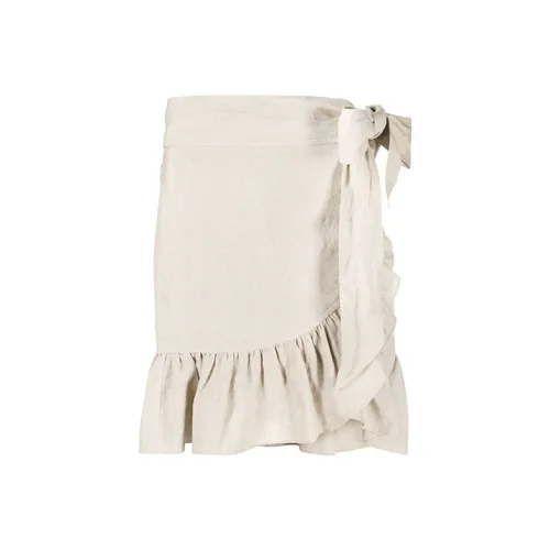ISABEL MARANT Светлый кофейный Женские Повседневные короткие юбки