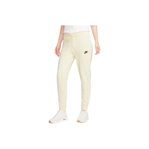 Nike Вязаные Тренировочные Штаны Женские Бежевые