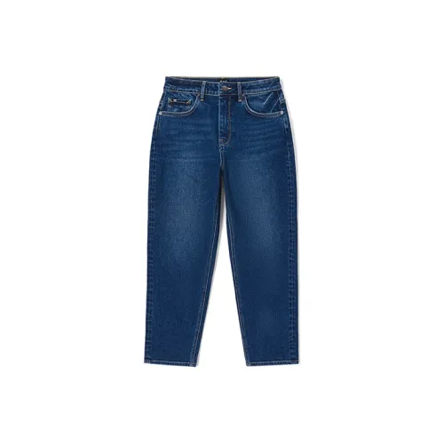 Lee Темно-синий Женские Джинсы