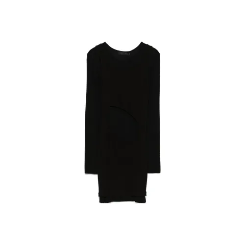 HELIOT EMIL Длинное платье с длинными рукавами женское черное