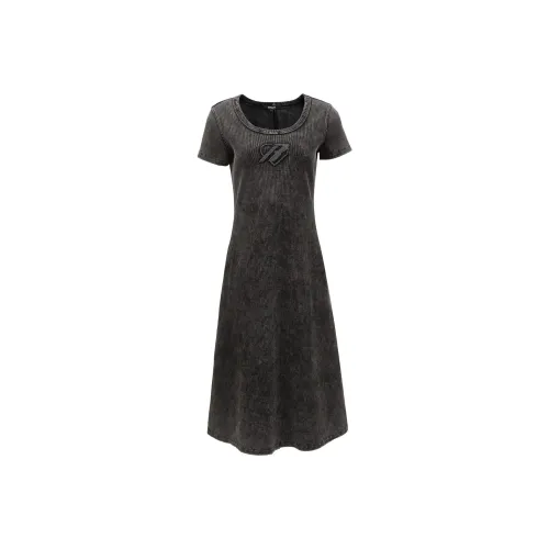 Only H11 Black Wash Женские Короткие Платья с Рукавами