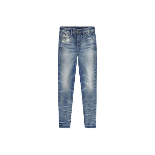 DIESEL Индиго Женские Джинсы