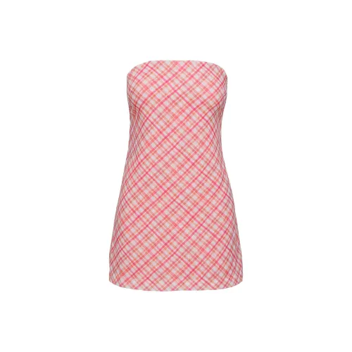 PRINCESS POLLY NOBUKO Без бретелей Мини Платье Без рукавов Платье Женское Розовый Розовый