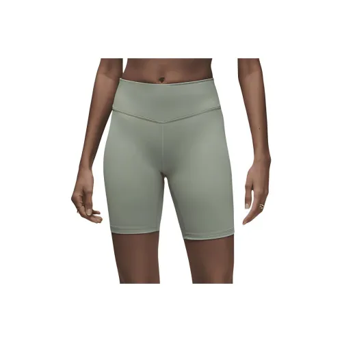 Jordan Sport Женские High Waisted 7' Велосипед Шорты Повседневные шорты Женские Жадеит Дымчатый