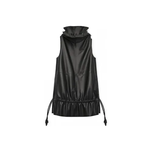 LOEWE Черные Женские Платья без рукавов