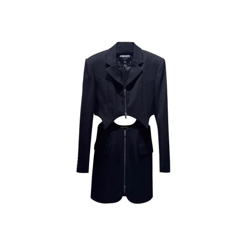 ANNAKIKI Длинное платье с длинными рукавами женское