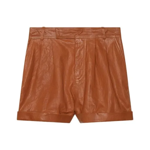 Рамка SS24 Повседневные шорты Женские Коричневый