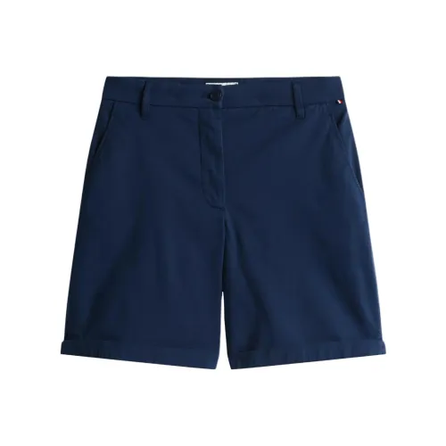 Tommy Hilfiger Синие Женские Повседневные Шорты