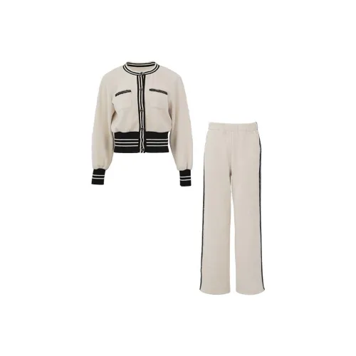 LOFT SHINE Экрю Женские Повседневные костюмы