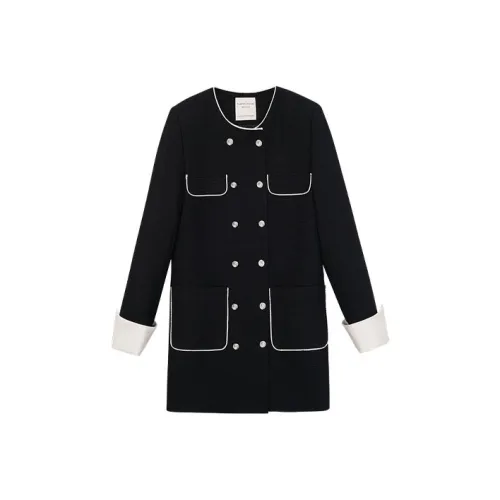 XUDAQING Haute Couture Fragrant Black Женские Длинные Платья с Рукавами