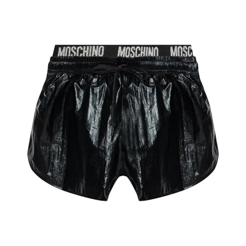 MOSCHINO Повседневные шорты Женские Черные