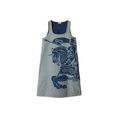 Платье Slip от Burberry женское джинсово-синий