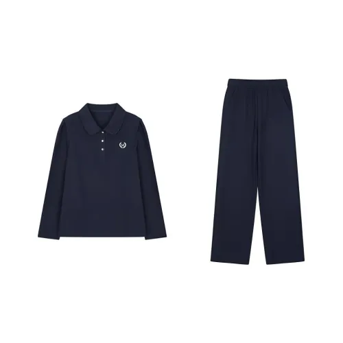 Mo Han Yi Mei Повседневный костюм женский темно-синий