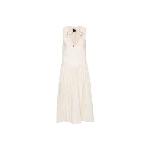 PINKO SS24 Без рукавов Платье Женское Бежевый