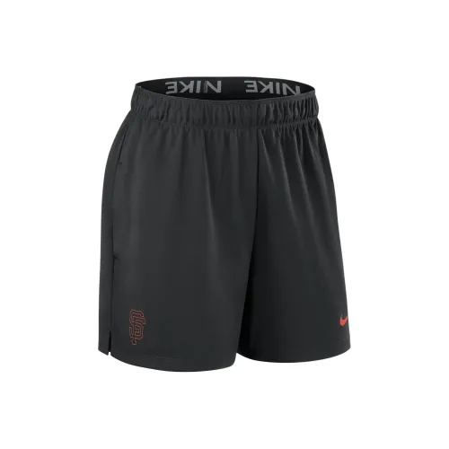 nike San Francisco Giants Аутентичная коллекция Practice Повседневные шорты Женские Черные