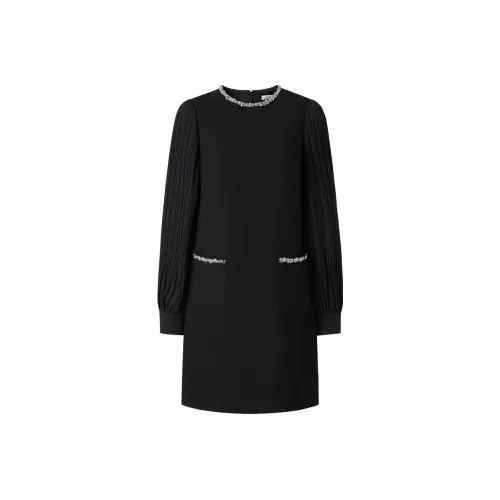 JZ Juzui Длинное платье с длинными рукавами женское