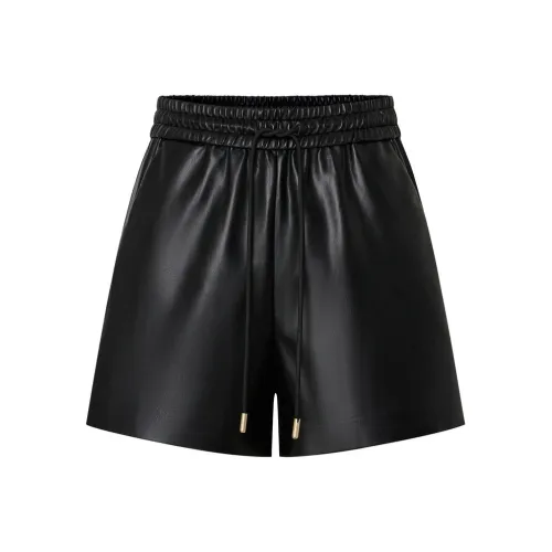 MOCO Повседневные шорты Женские Черные