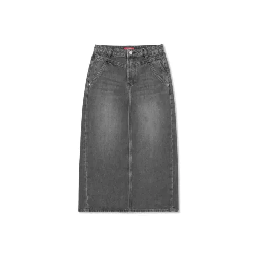 GUESS Denim Long Skirt Women's Blue