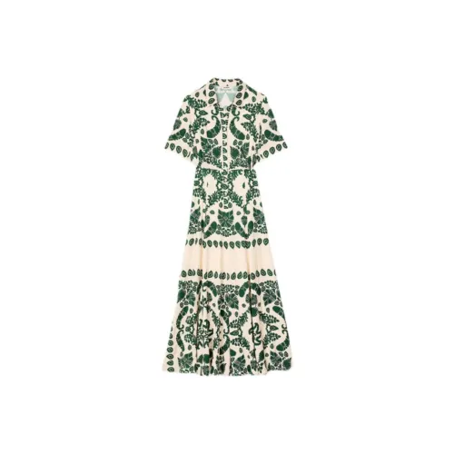 Sandro Короткий рукав Платье Женское Многоцветное