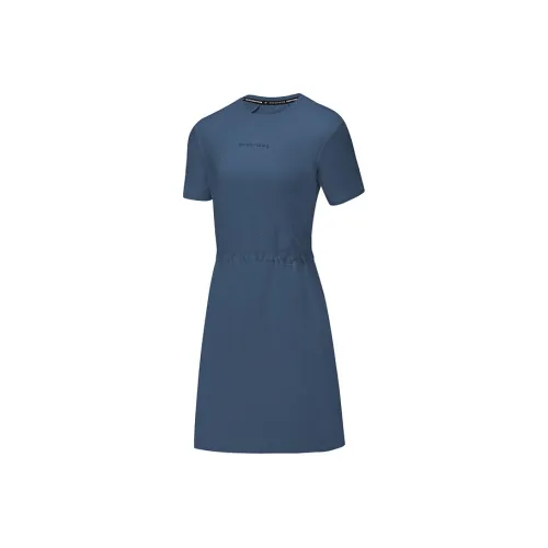 Skechers GODRI Короткий рукав Платье Женское Глубокий морской синий 0079