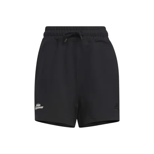 Adidas Miles Lounge Мягкие Шорты Повседневные Шорты Женские Черные