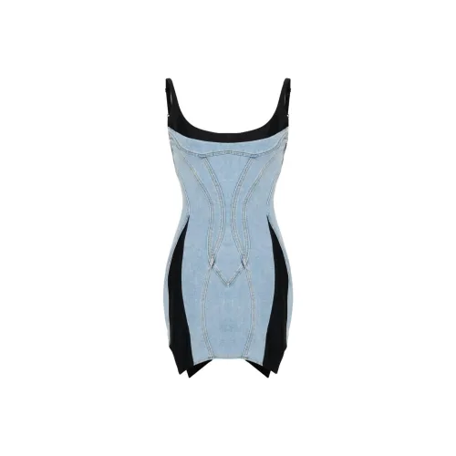 Mugler Синий черный Женские Слиплатья