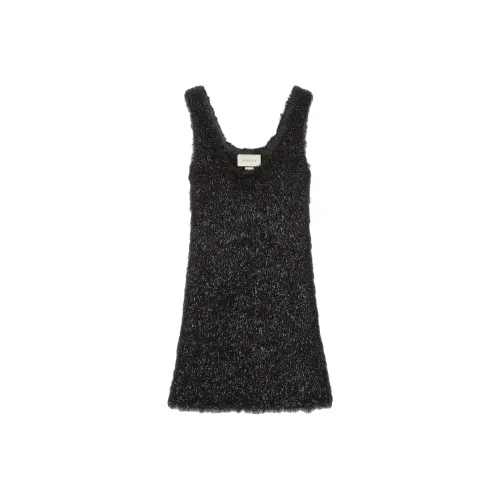 GUCCI Без рукавов Платье Женское Черное