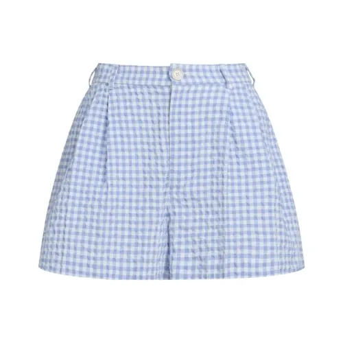 Marni SS25 Повседневные шорты Женские Синие Белые
