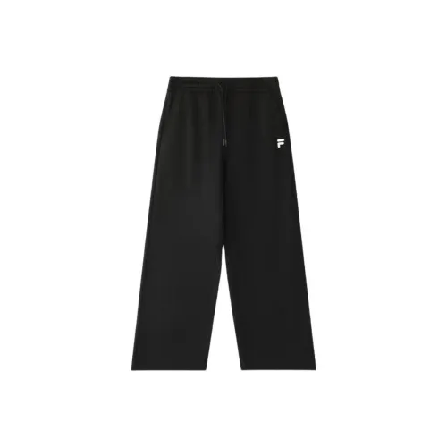 FILA FUSION FOB Вязаные тренировочные брюки женские глубокий черный
