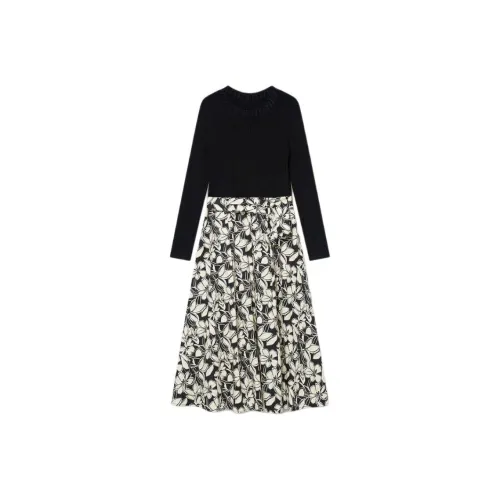 YINER GoodLand Black Женские Длинные Рукава Платья
