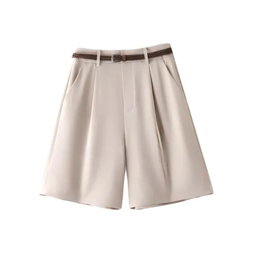 IHIMI Повседневные шорты женские светлый хаки