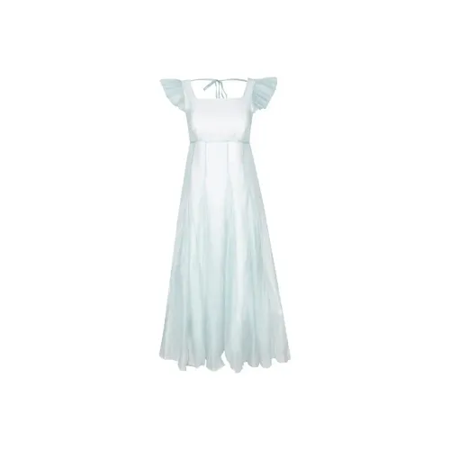 AURORA MUSE Короткий рукав Платье Женское Мятно-зеленый