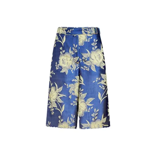 ETRO SS24 Повседневные шорты Женские Blue