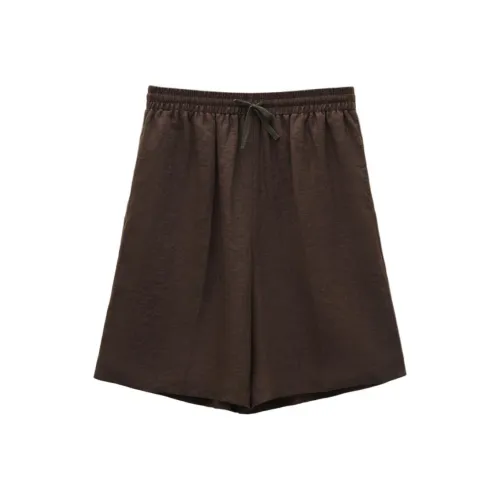 INSUN SS24 Повседневные шорты Женские Кофе