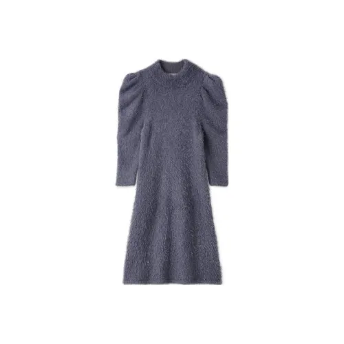 SNIDEL Длинное платье с длинными рукавами женское