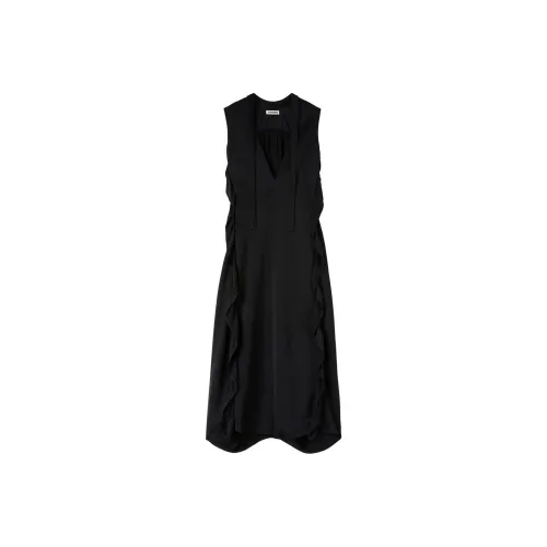 JIL SANDER SS24 Без рукавов Платье Женское Черное