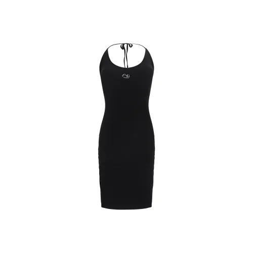 Sad Dog x Mariposa.D Slip Платье Женское Черное