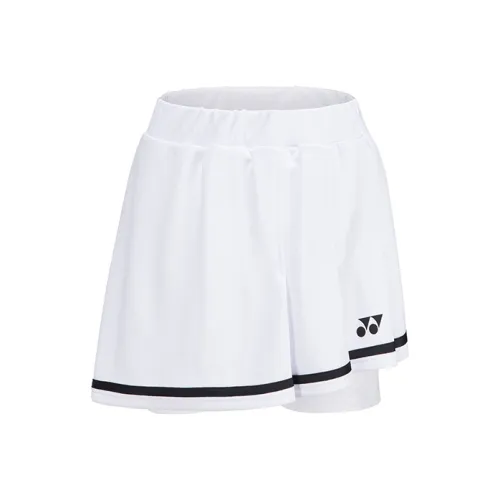 YONEX Повседневные короткие юбки Женские Белые