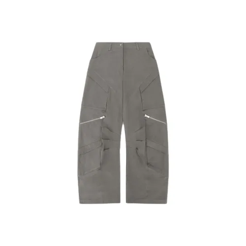 HELIOT EMIL FW24 Карго Брюки Женские Серый Зеленый